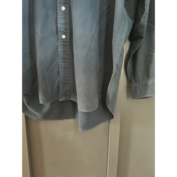 Ralph Lauren Blake navy blue long sleeve button down men’s shirt size XL - Picture 4 of 6